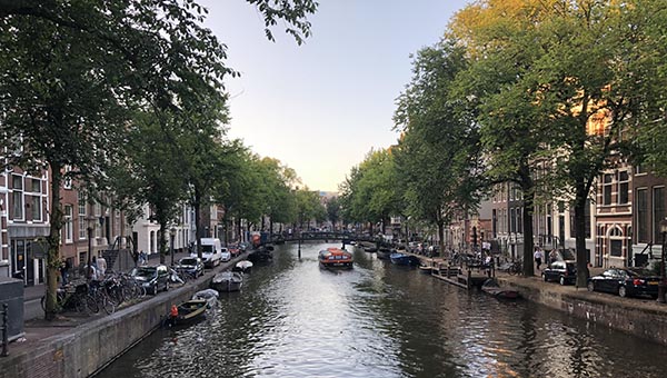 A Canal in Amsterdam